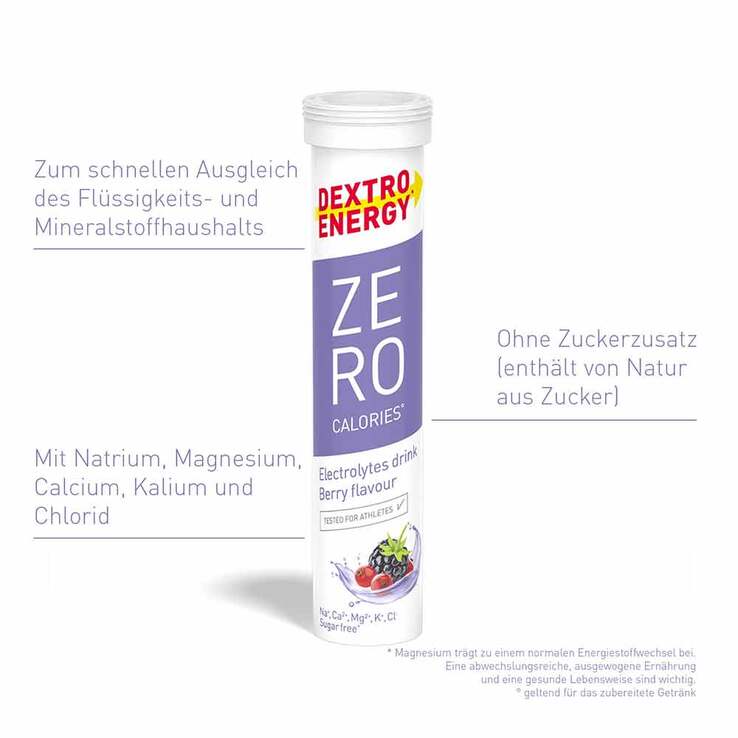 Dextro Energy Zero Calories Berry Brausetabletten, 20 St