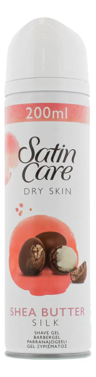 Gillette Satin Care Shea Butter Shave Gel - 200 ml.