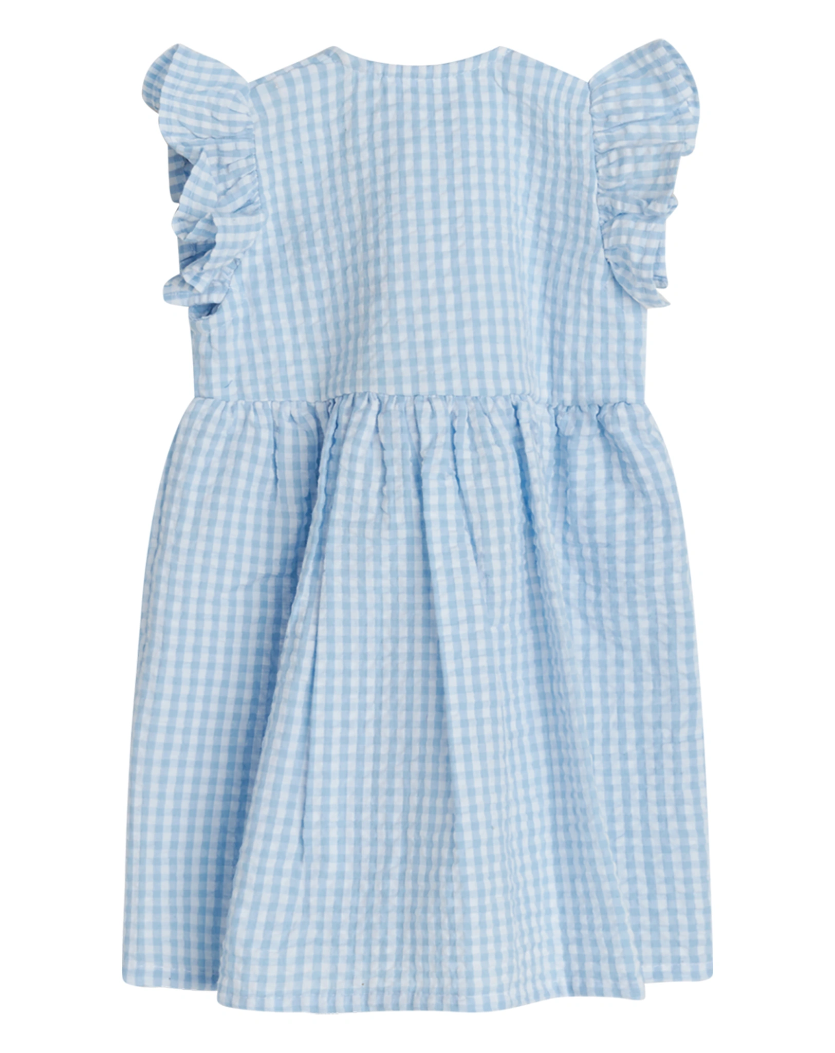 Kleid KATTIE ohne Arm kariert in chambray