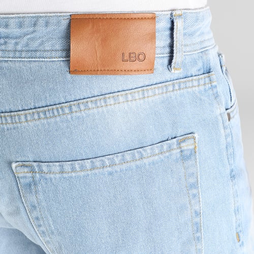 Jean Relaxed Fit Avec Destroy 2788 Bleu Denim Wash