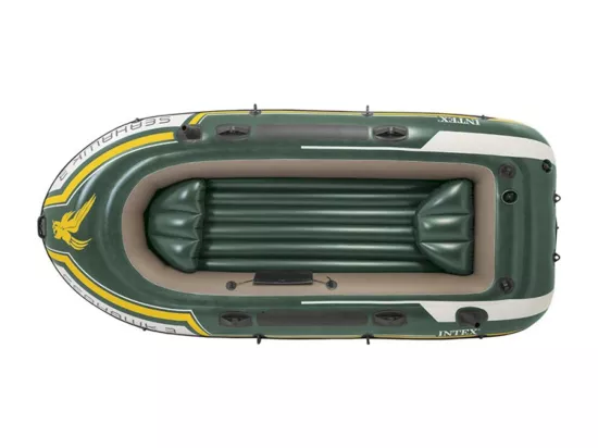 Kit bateau gonflable 3 places Seahawk 3 avec rames et gonfleur - Intex