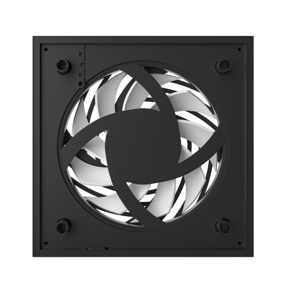 XBOX Series X USB A Kühler Lüfter mit RGB LED Beleuchtung und 2x USB Anschluss   Controller Halterung - Schwarz