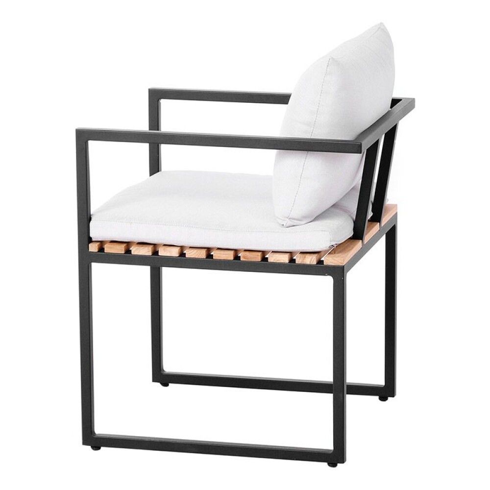LOUNGESTOL SENSUM EKSJÖ SORT TEAK 2STK