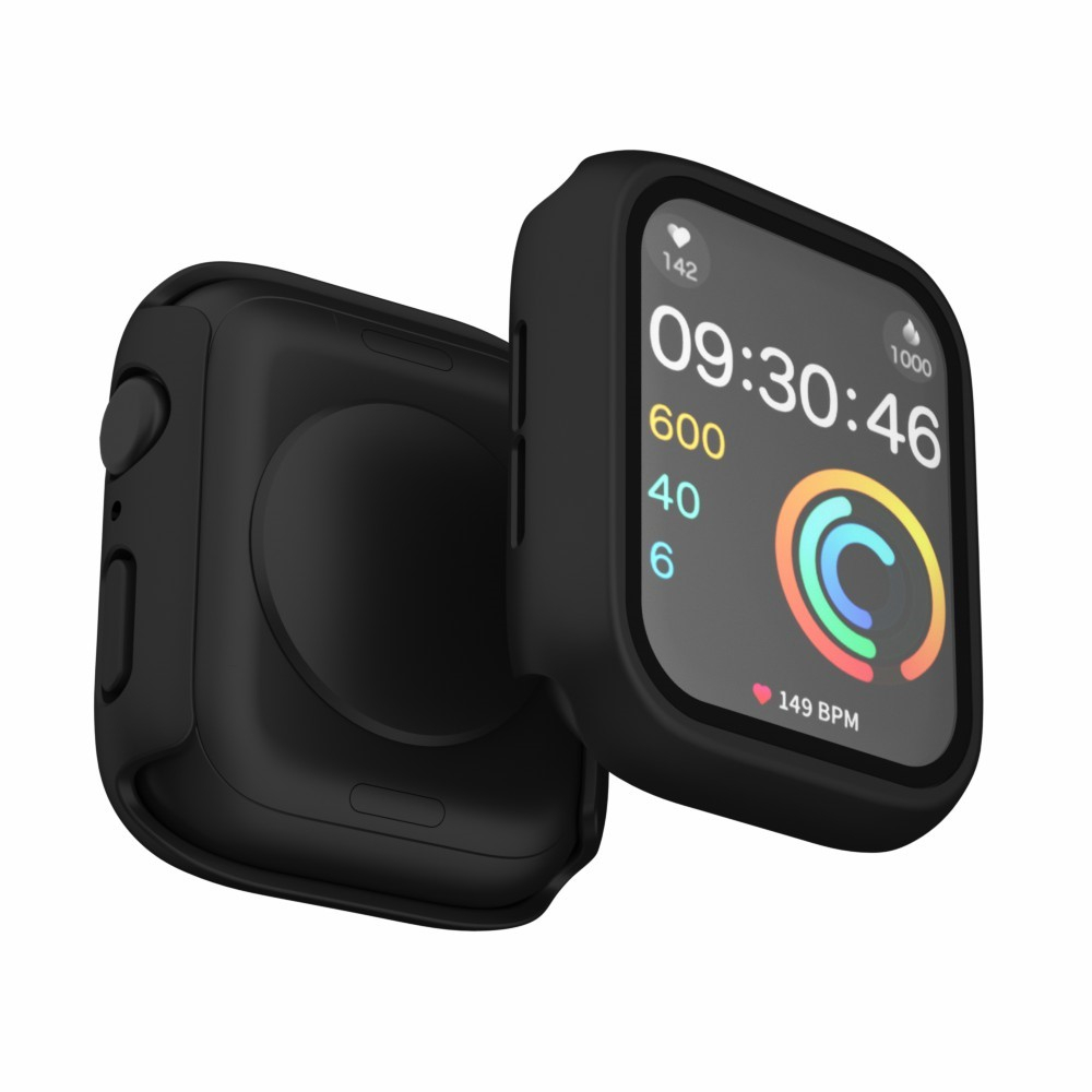 Apple Watch (40mm) Hardcase Bumper   Display Schutzglas (IP68) - Schwarz