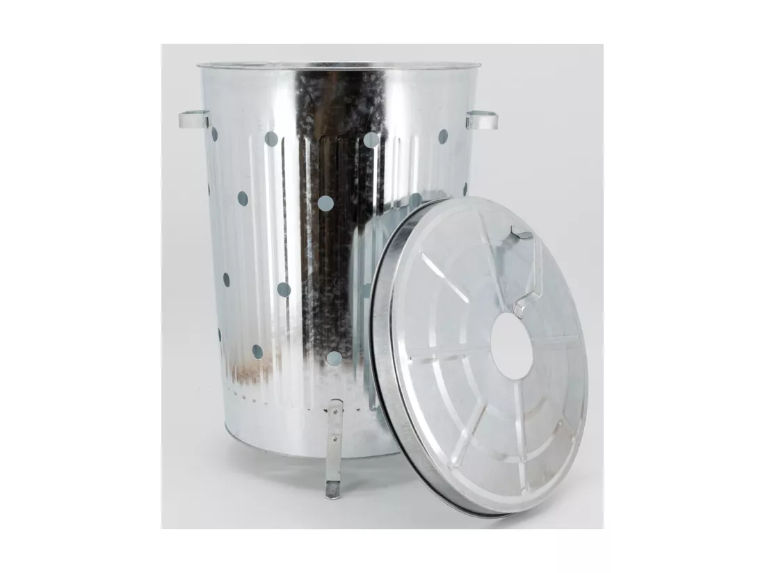 Composteur de jardin en métal galvanisé 70 L