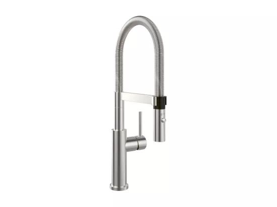 Robinet cuisine VILLEROY ET BOCH Steel expert 2.0 acier massif