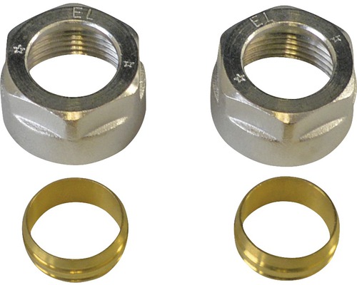 Knelkoppeling 12 mm, 2 stuks