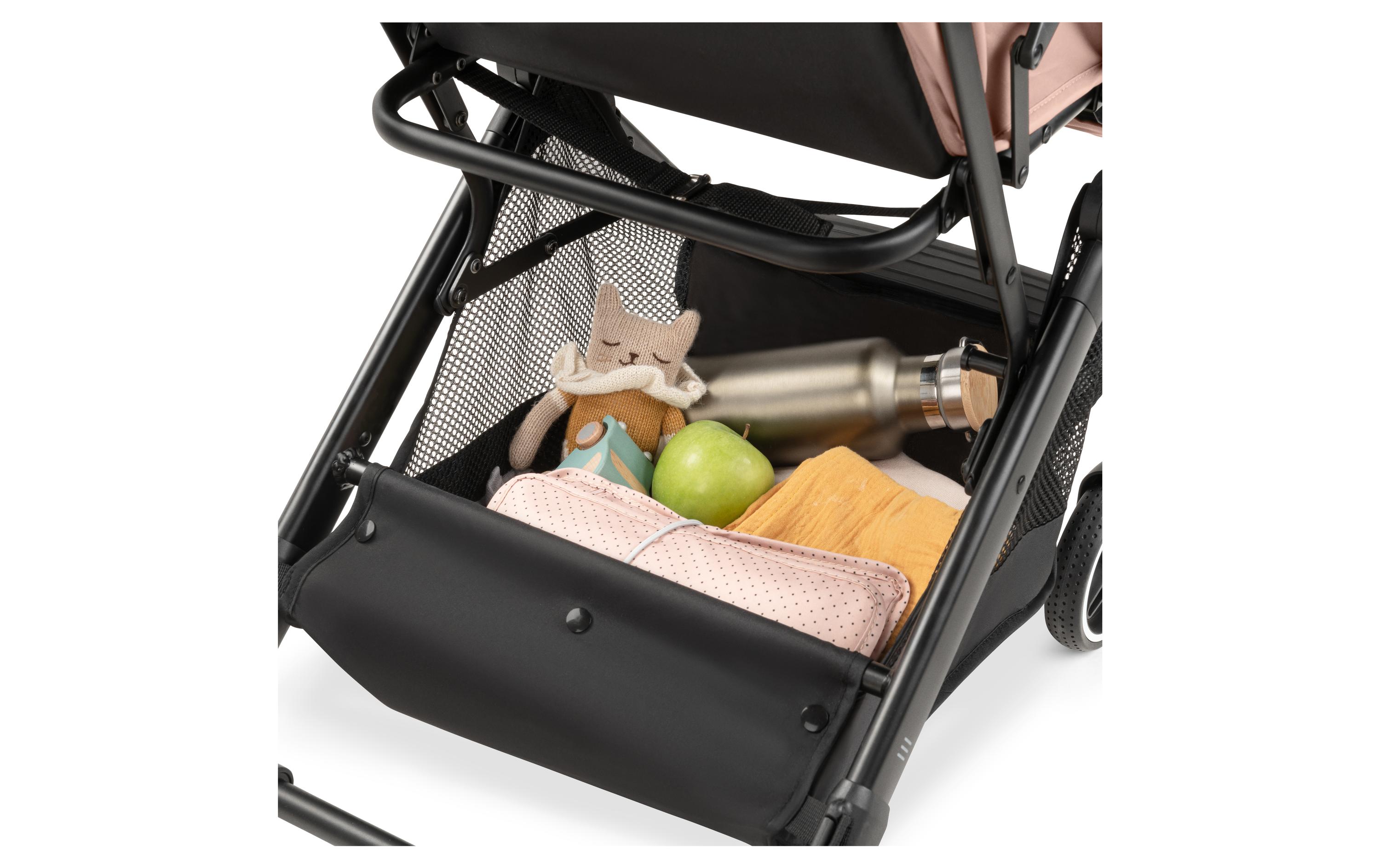 Buggy Travel N Care Plus Haselnuss Rosa<br>Kompakter Kinderwagen mit falt- und tragbarem Buggy