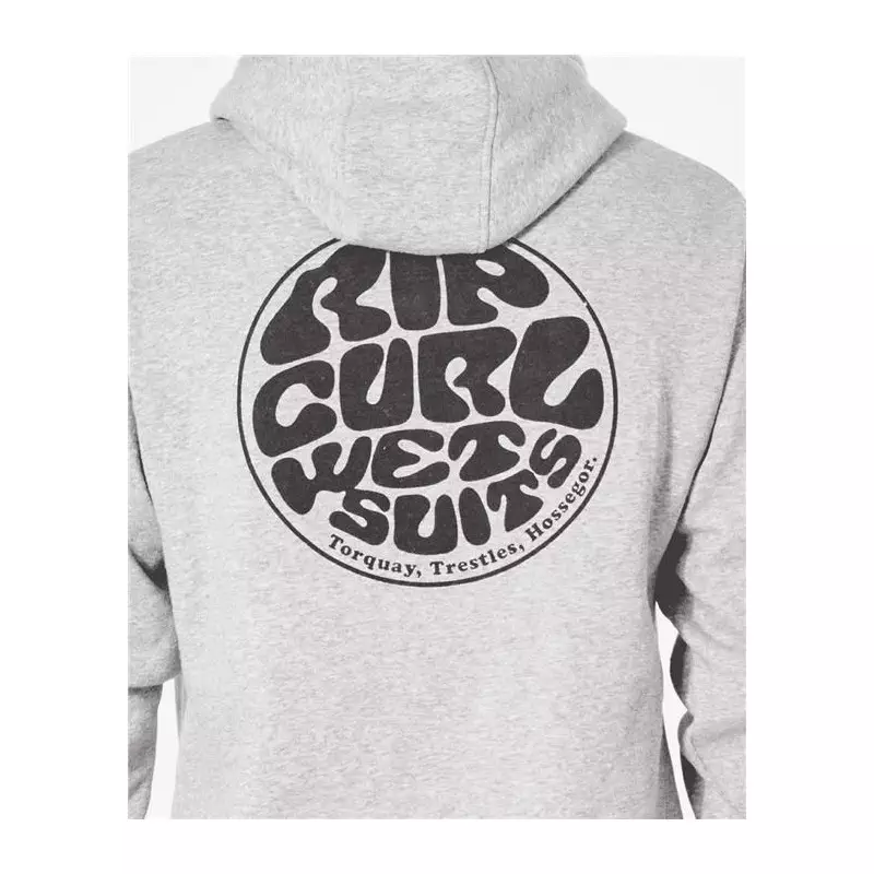 Sweat RIPCURL Wetsuit Icon Hood Grey Marle 2XL