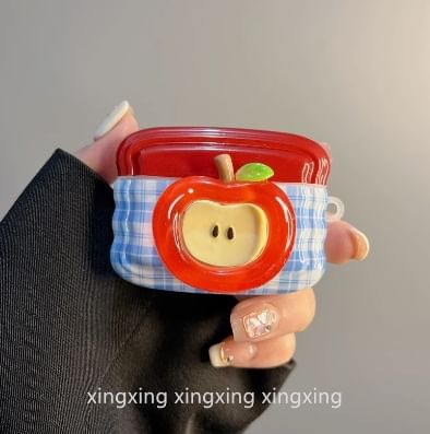 XIXI STUDIO - Apple Plaid AirPods / Pro oordopjeshoesje / bedel / set