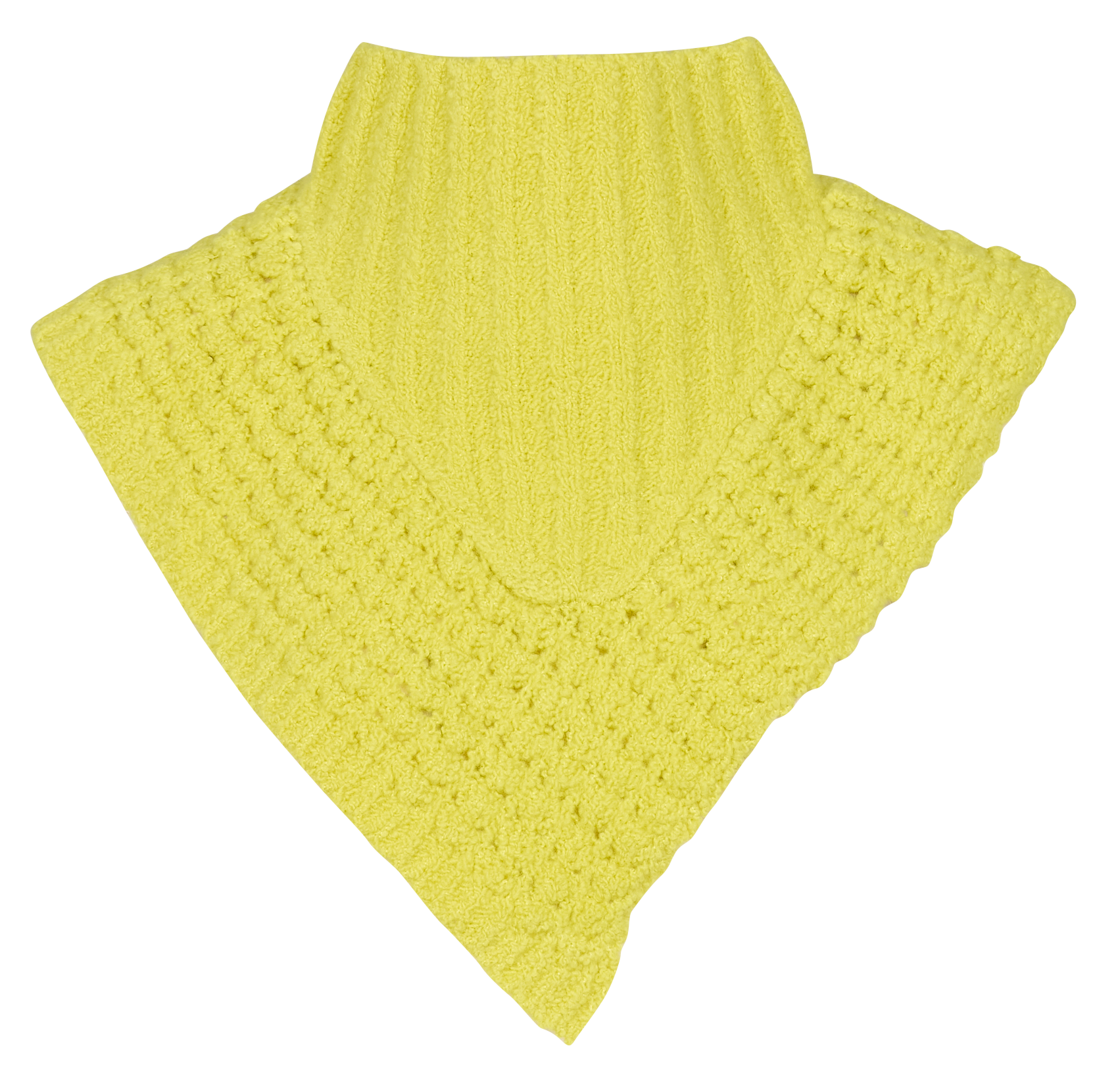Col en laine mélangée | Jaune
