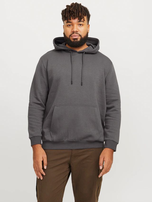 Jack & Jones PlusSize Kapuzensweatshirt »JJEBRADLEY SWEAT HOOD NOOS PLS«, mit Rippbündchen