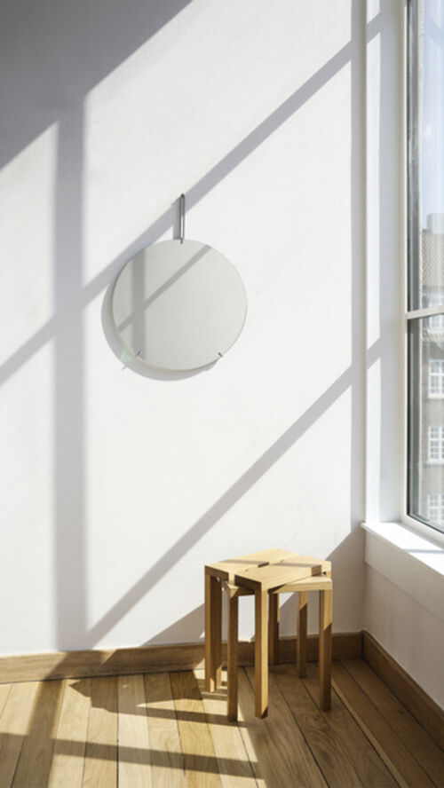 Moebe Wall Mirror, Ã70, Chrom Chrome