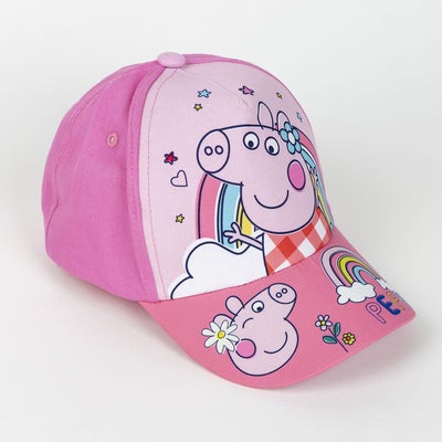 Peppa Gris Håndkle Treningsbag & Kaps Sett, Rosa