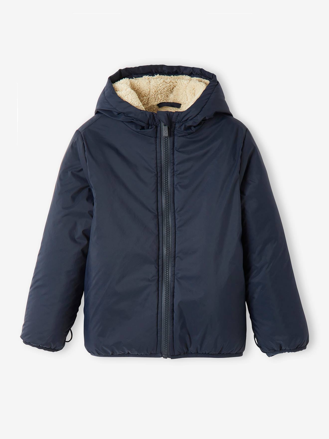 Parka 3 em 1 com jaqueta removível, infantil, azul escuro