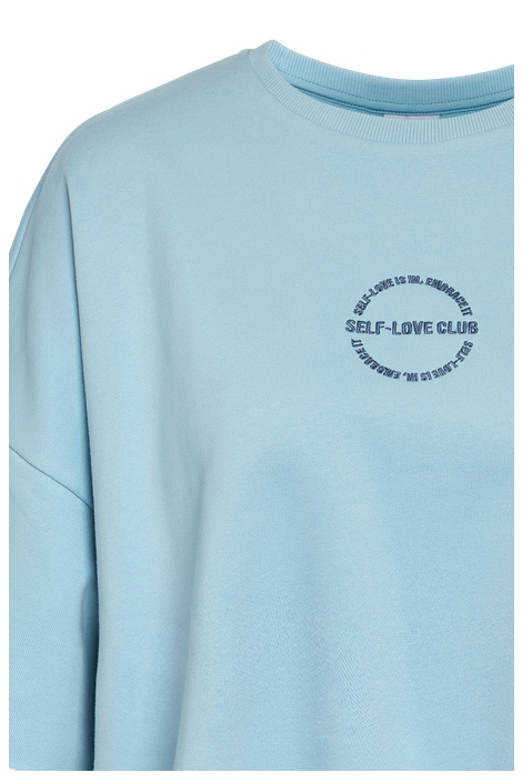 Noisy may blauwe dames sweater