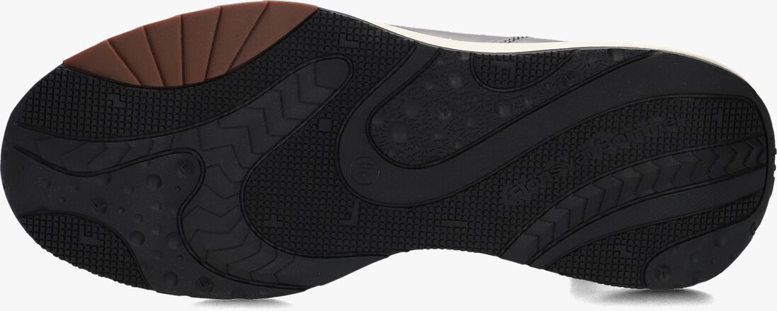 zilverkleurig floris van bommel lage sneakers sfw-10138 suvi