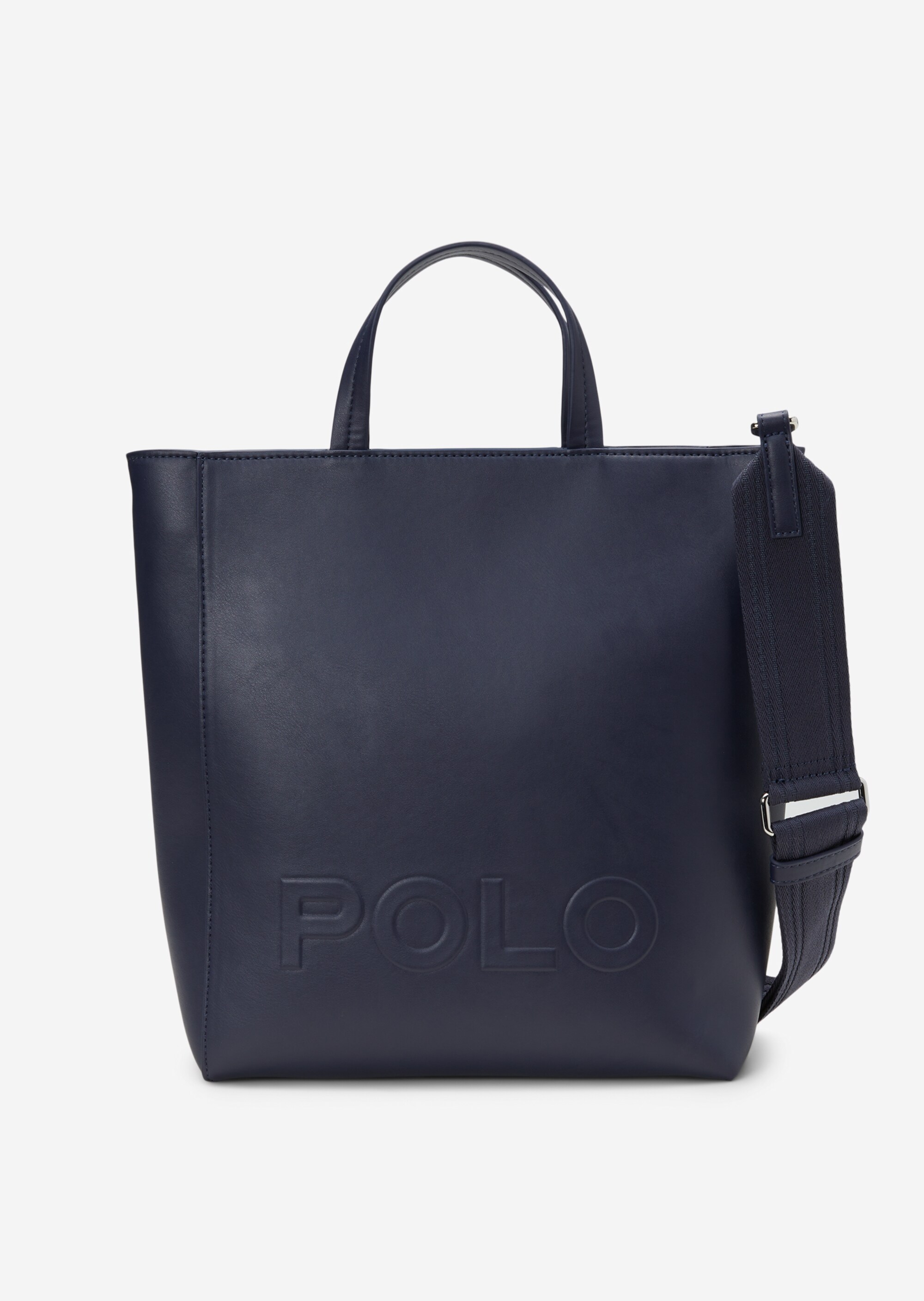Shopper aus einer Lederalternative aus recyceltem Polyester