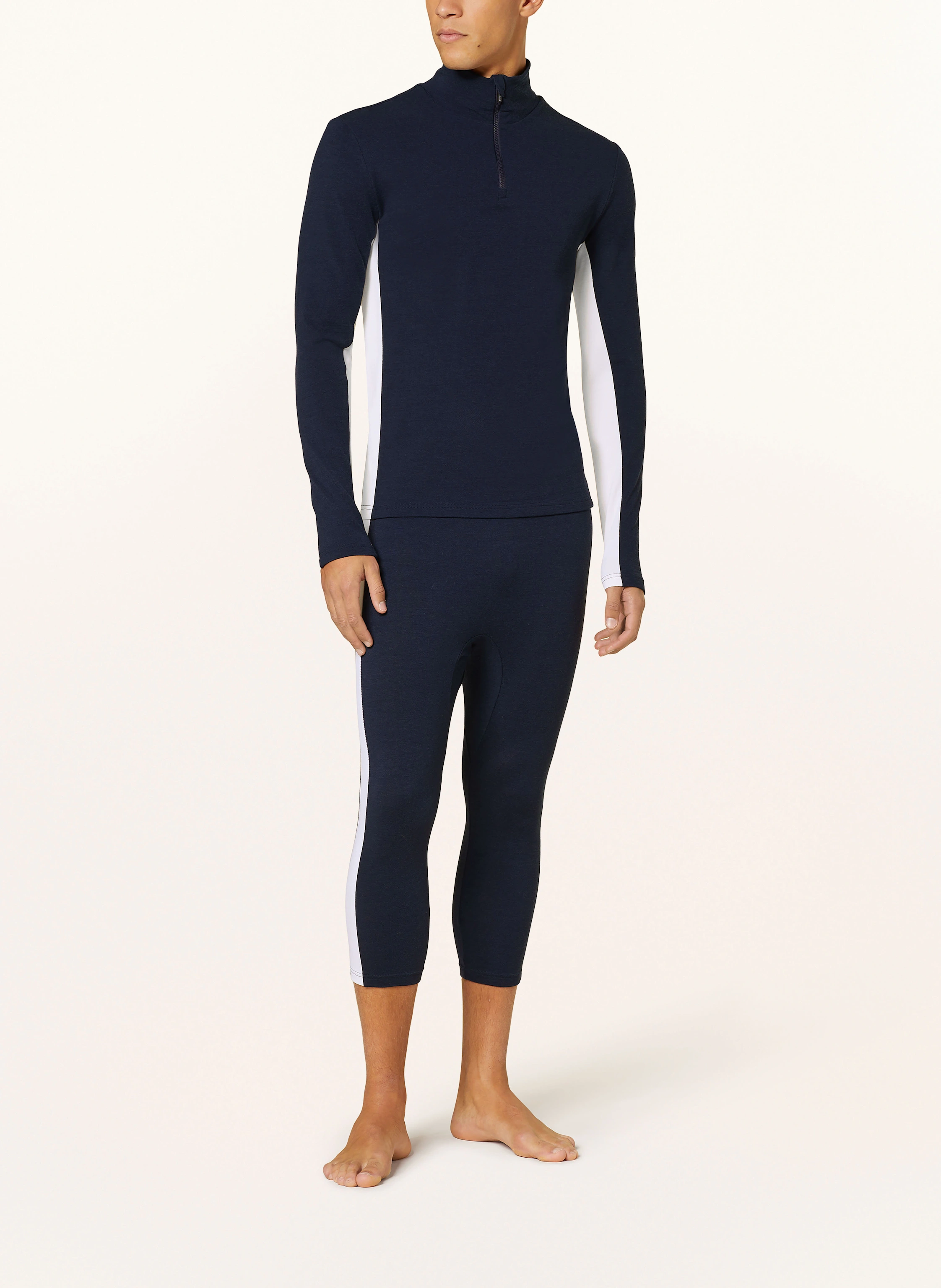 WE NORWEGIANS Piqué-Midlayer VOSS aus Merinowolle