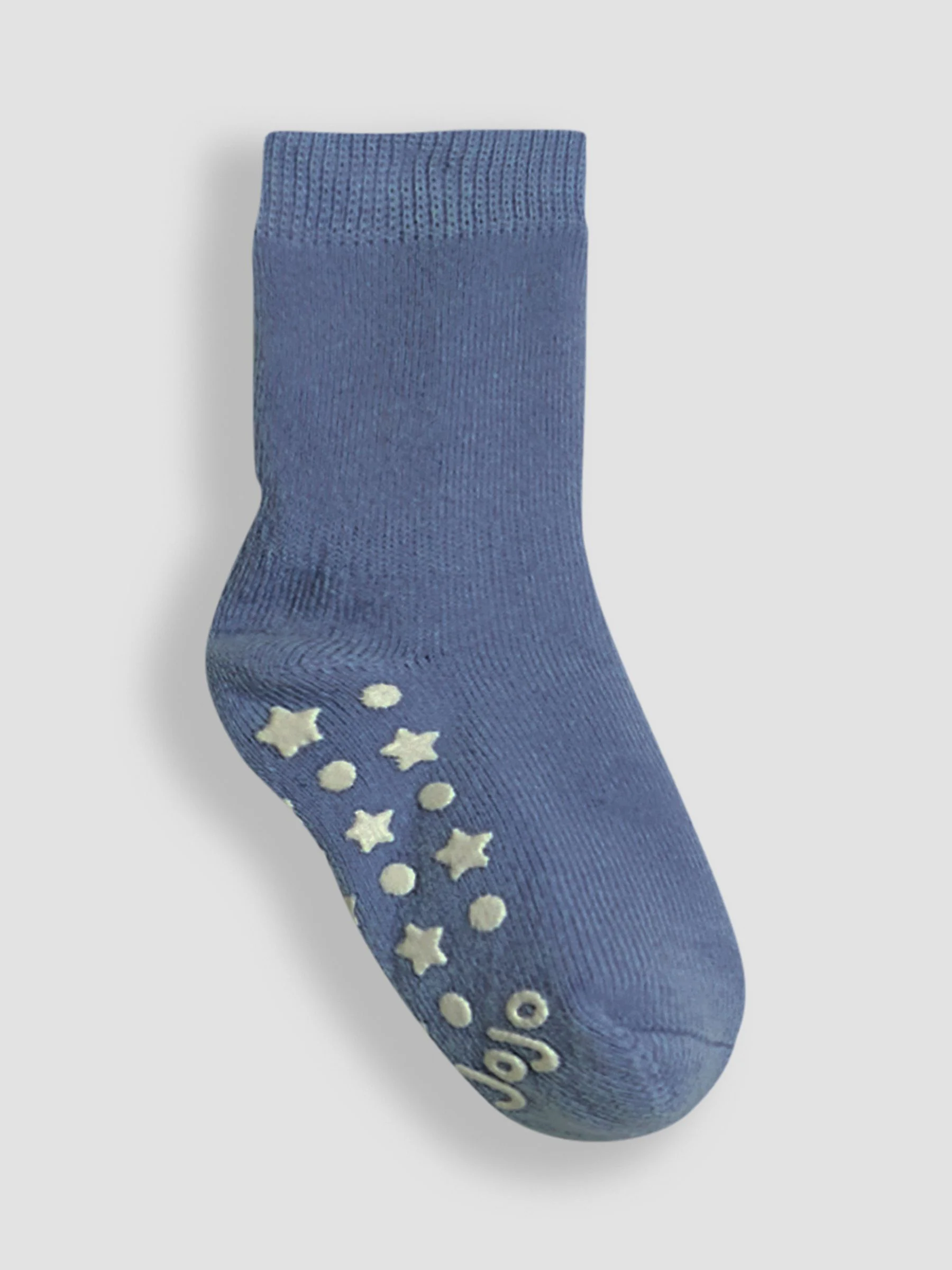 Naturel blauw - Jojo Maman Bébé - Set van 3 paar extra dikke sokken
