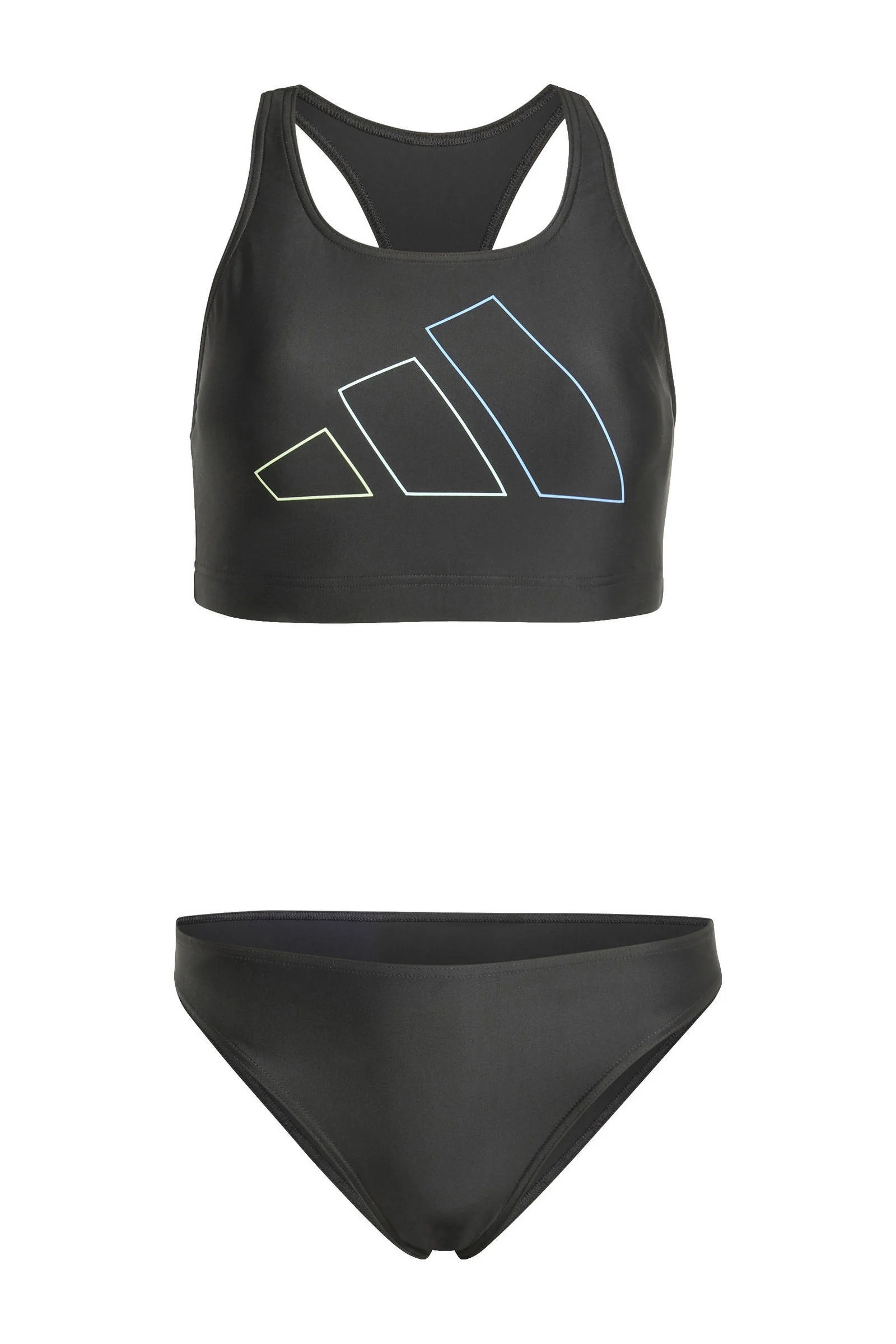 adidas crop bikini zwart