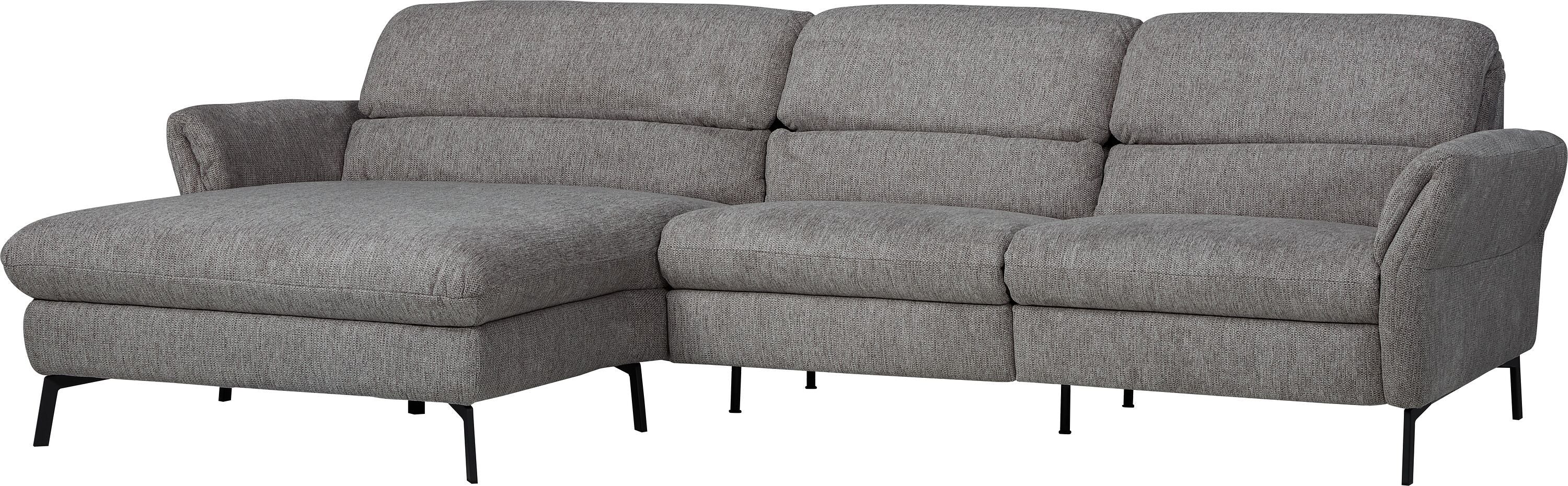 SEBO Ecksofa - Mittelgrau / B: 284.0 cm x T: 161.0 cm x H: 84.0 cm