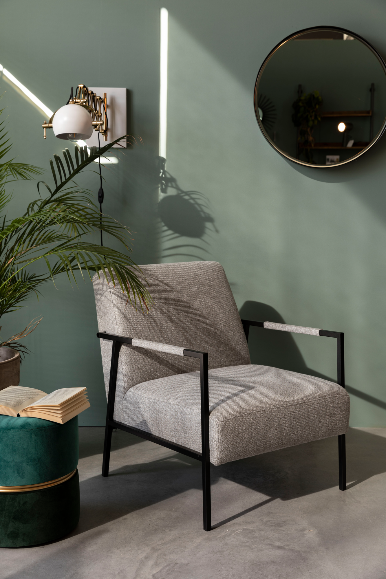 Loungestoel Wakasan Wakasan loungestoel teal
