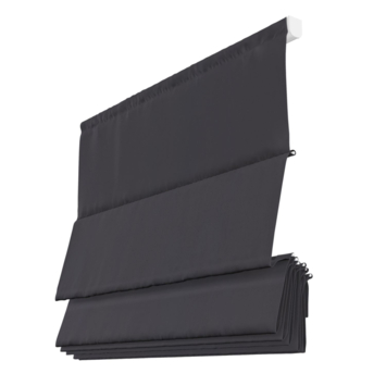 Vouwgordijn Durk 4551 graphite