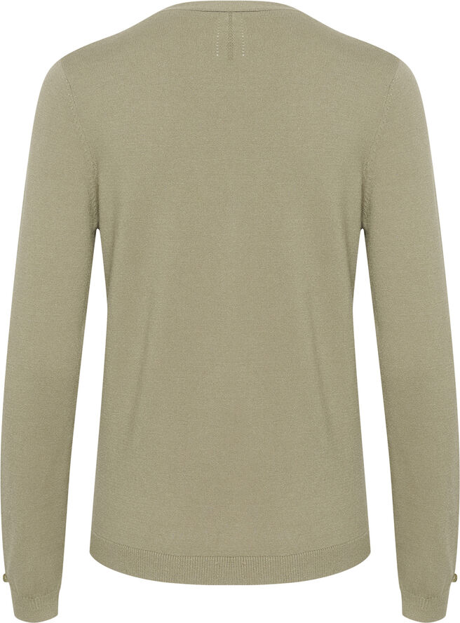 Cream CRDela Knit Cardigan Overland trek