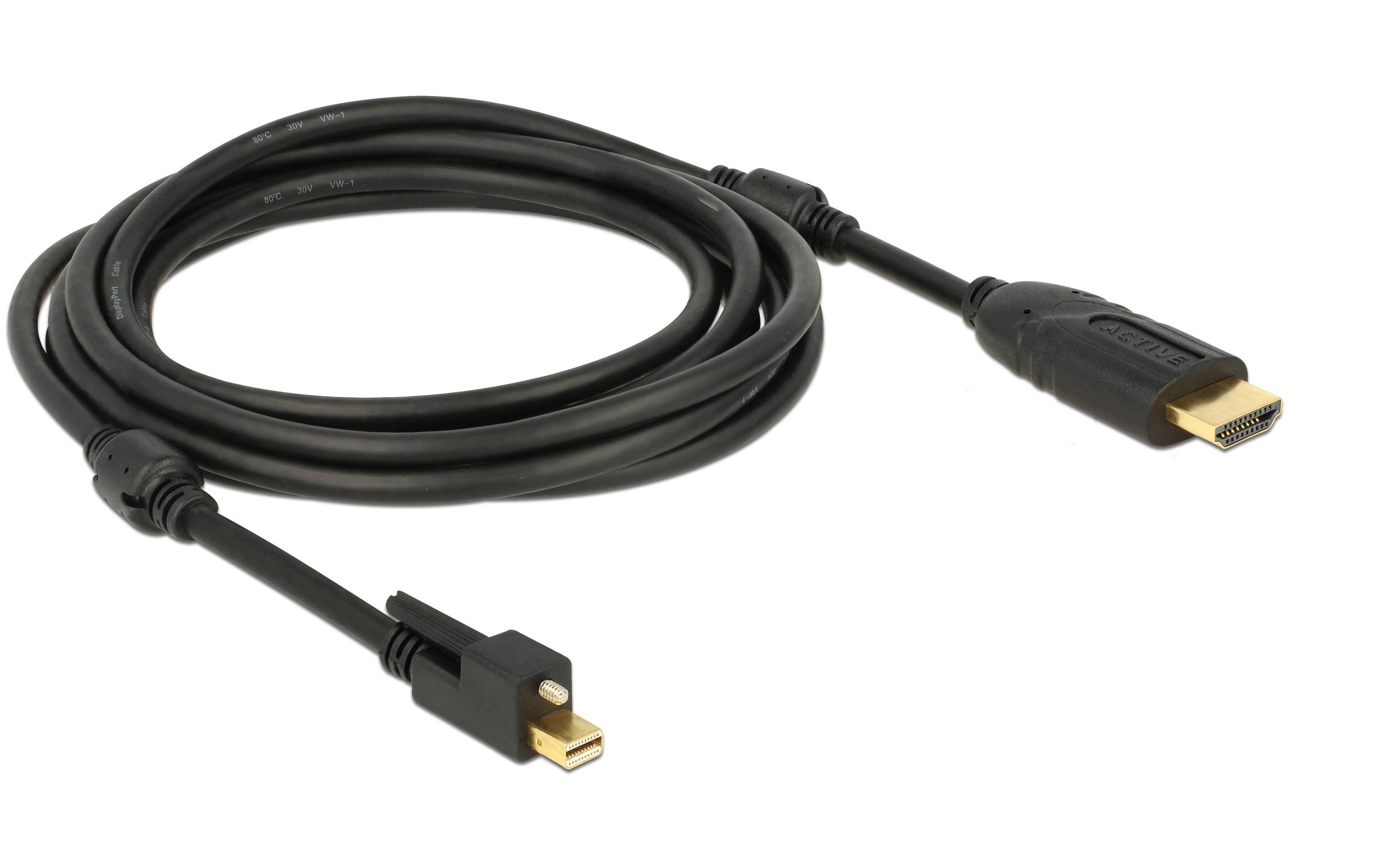Kabel Mini-DisplayPort - HDMI, 3 mKabel zur Übertragung von Audio- und Videosignalen