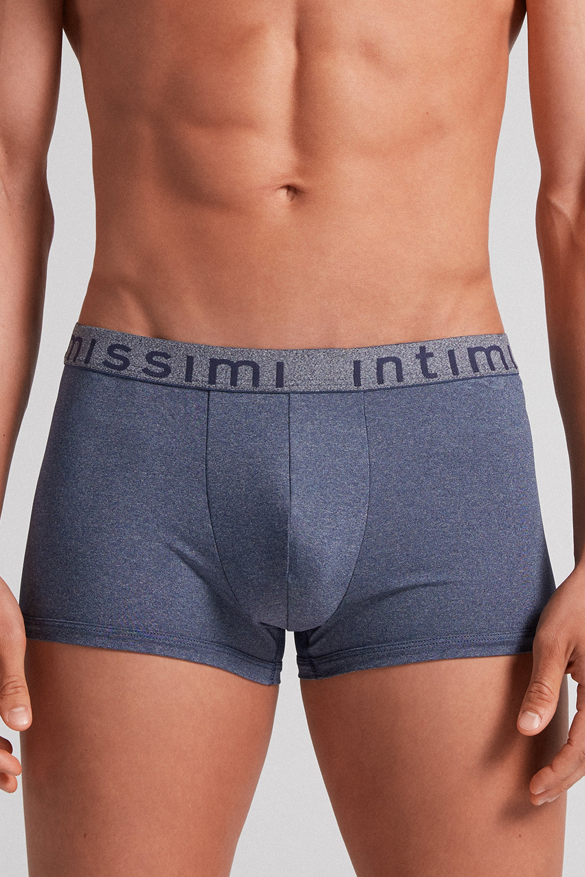 Cuecas boxer de microfibra com logotipo