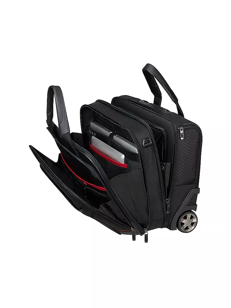 SAMSONITE Laptoptasche mit Rollen PRO-DLX 6 Black schwarz