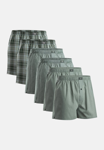 BOXERSHORTS I VÆVET ØKOLOGISK BOMULD