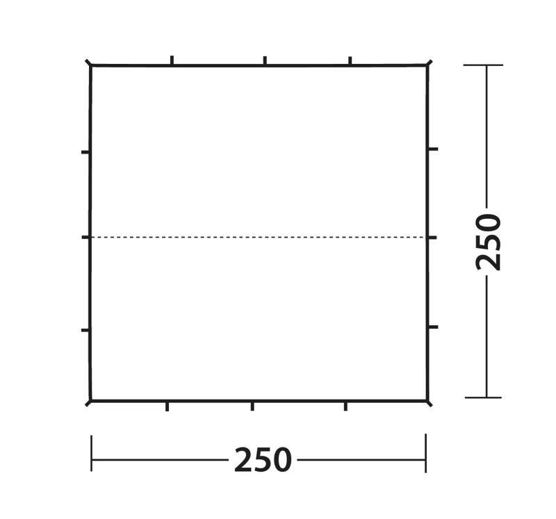Robens Tarp Pro 2.5 x 2.5 Meter
