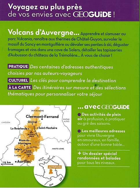 GALLIMARD - GEOGUIDE VOLCANS AUVERGNE