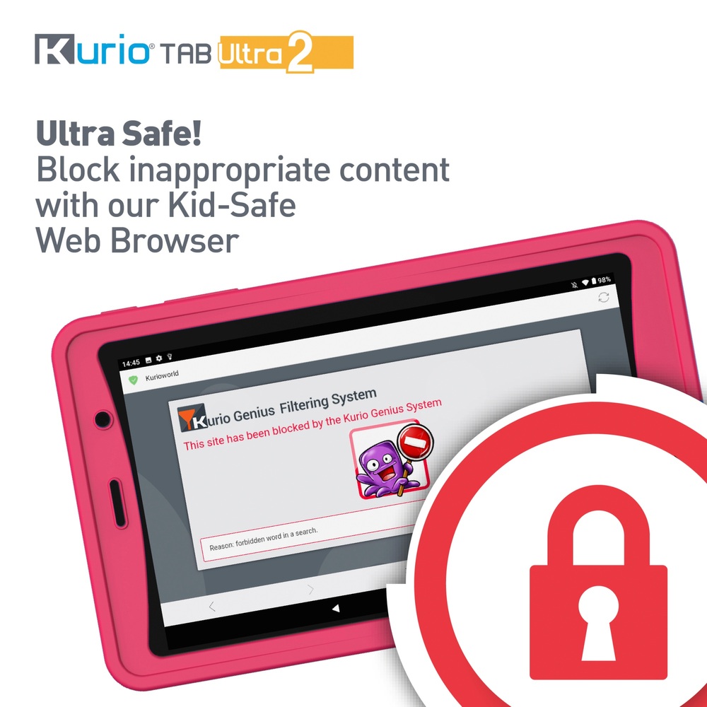 Kurio Ultra 2 7 Zoll Kinder-Tablet Pink
