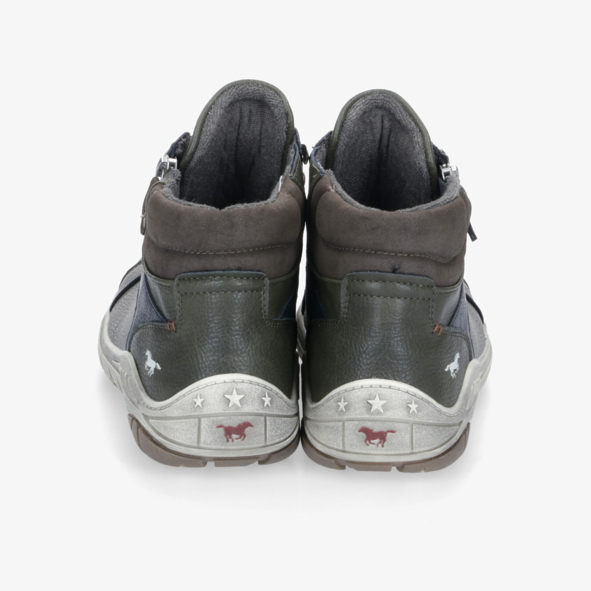 MUSTANG Herren Schnürboots grün