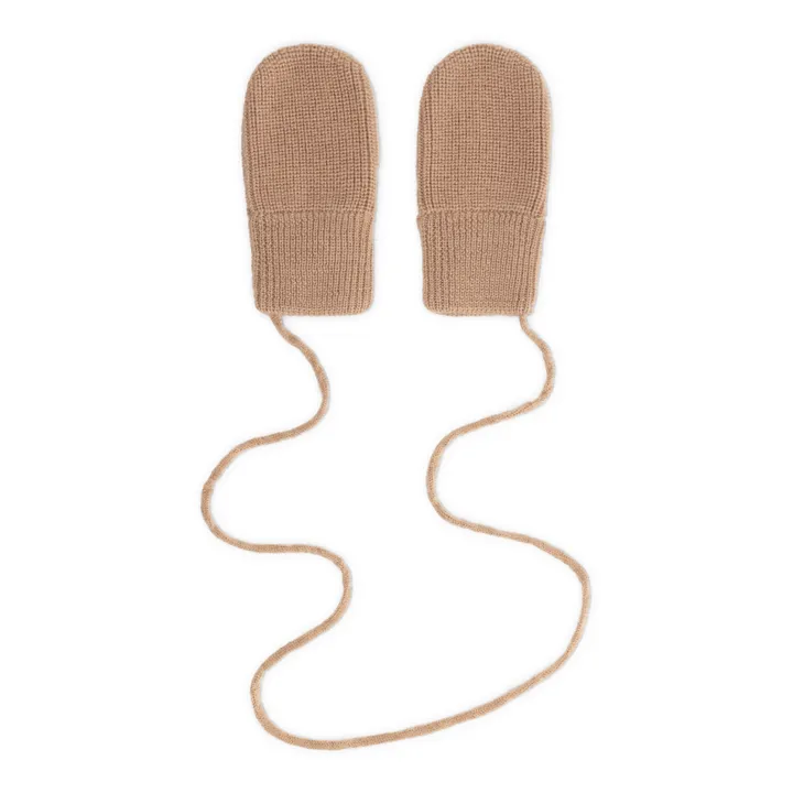 Gray Label Moufles en Maille Bébé | Camel