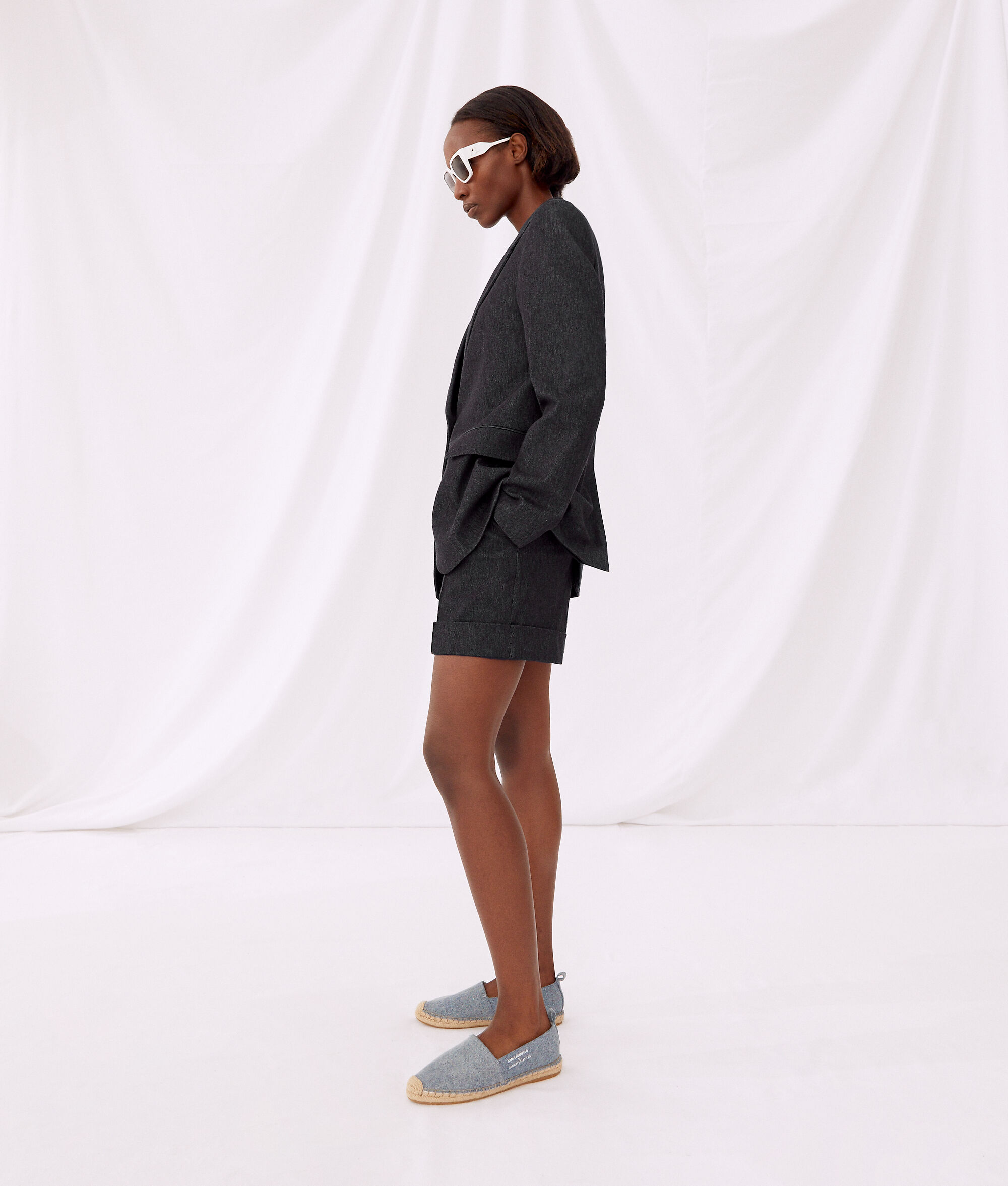 BLAZER AU LOOK DENIM KARL X AMBER VALLETTA