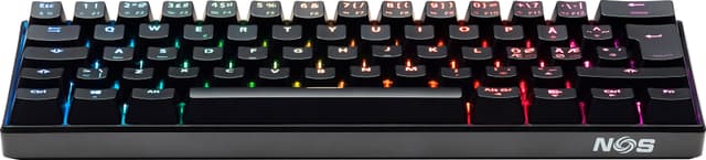 NOS C-450 Mini PRO RGB gaming-tastatur (sort)