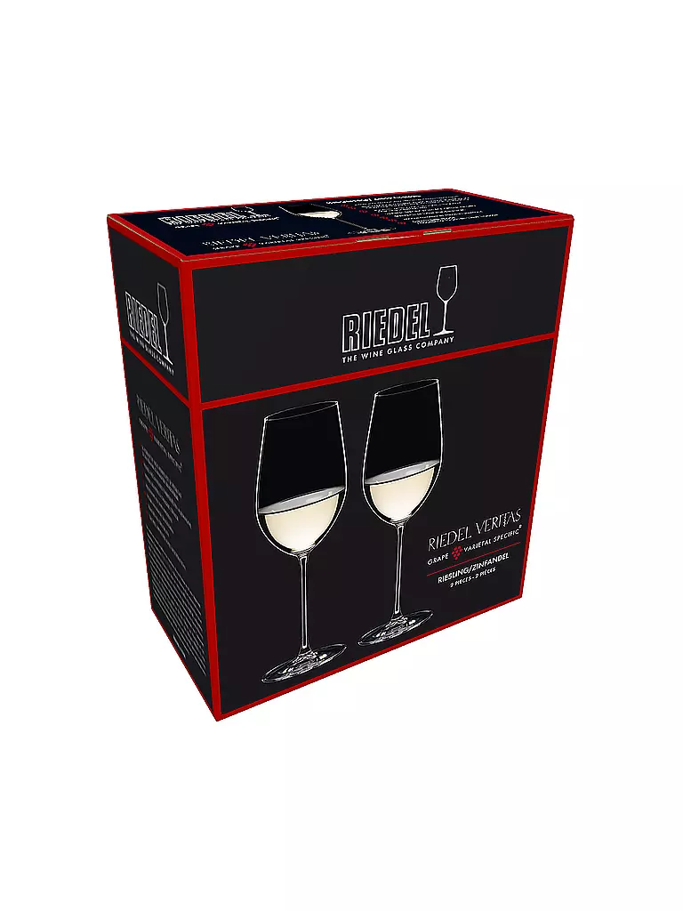 RIEDEL Weissweinglas 2er Set VERITAS Riesling / Zinfandel transparent