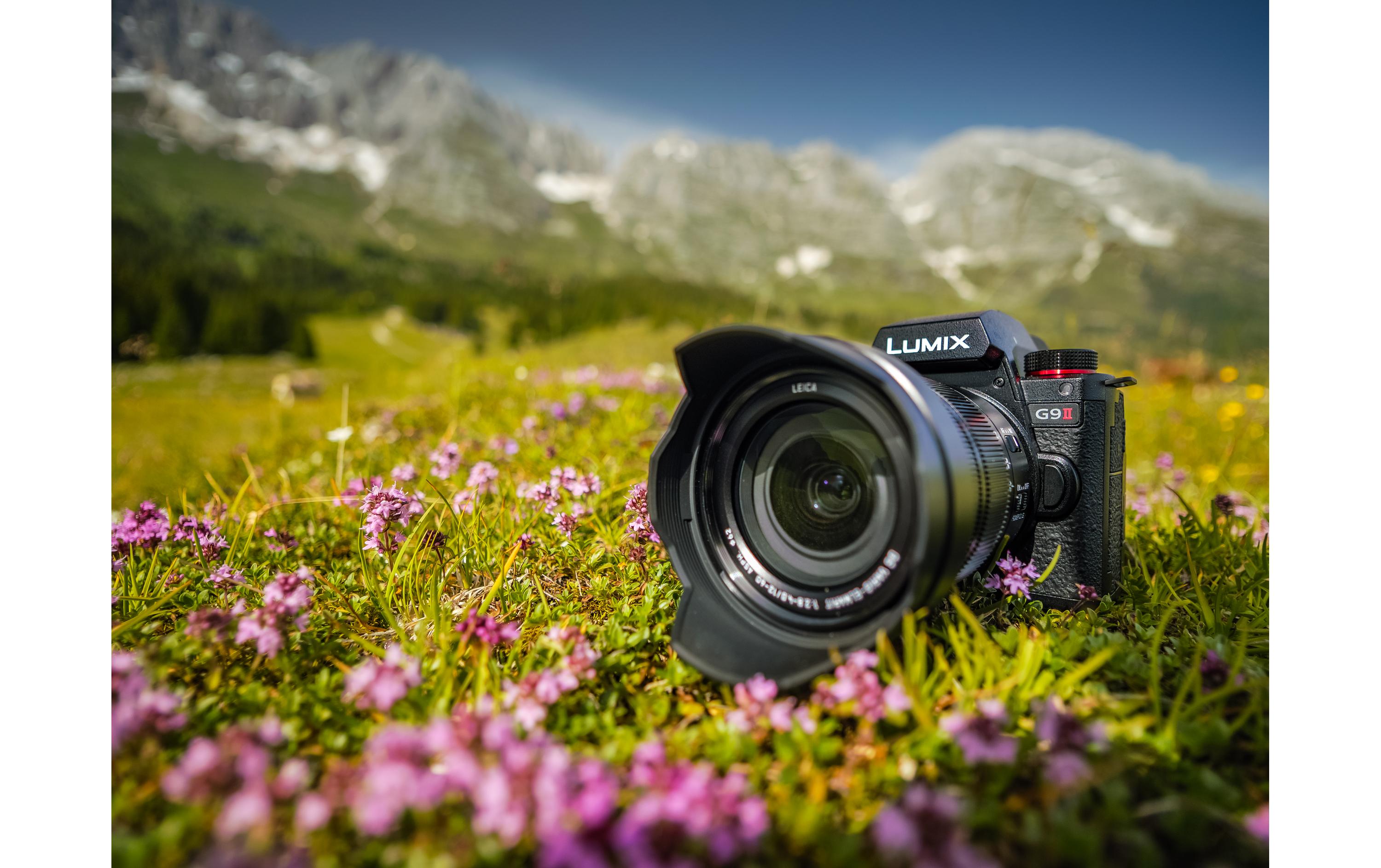 Fotokamera Lumix G9II<br>Spiegellose Kamera mit neuem 25.2-MP-MOS-Sensor, Phasen-Hybrid-Autofokus, Serienaufnahmen mit 60 B/s , BIS mit 8.0 Blendenstufen und vielem mehr