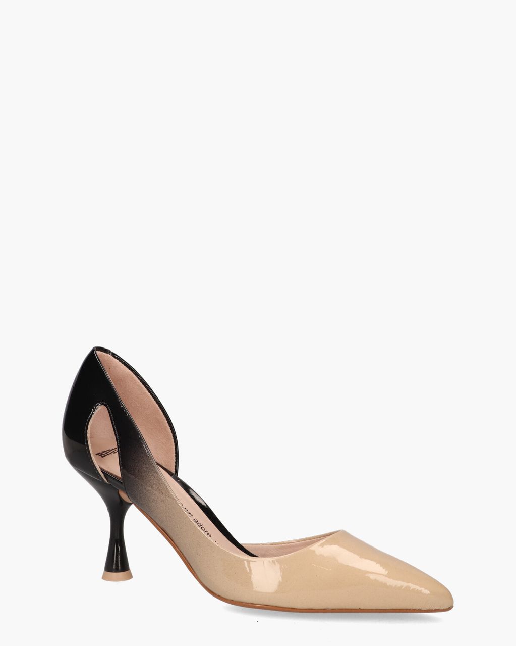 Bronx New Vivian Beige/Zwart Damespumps