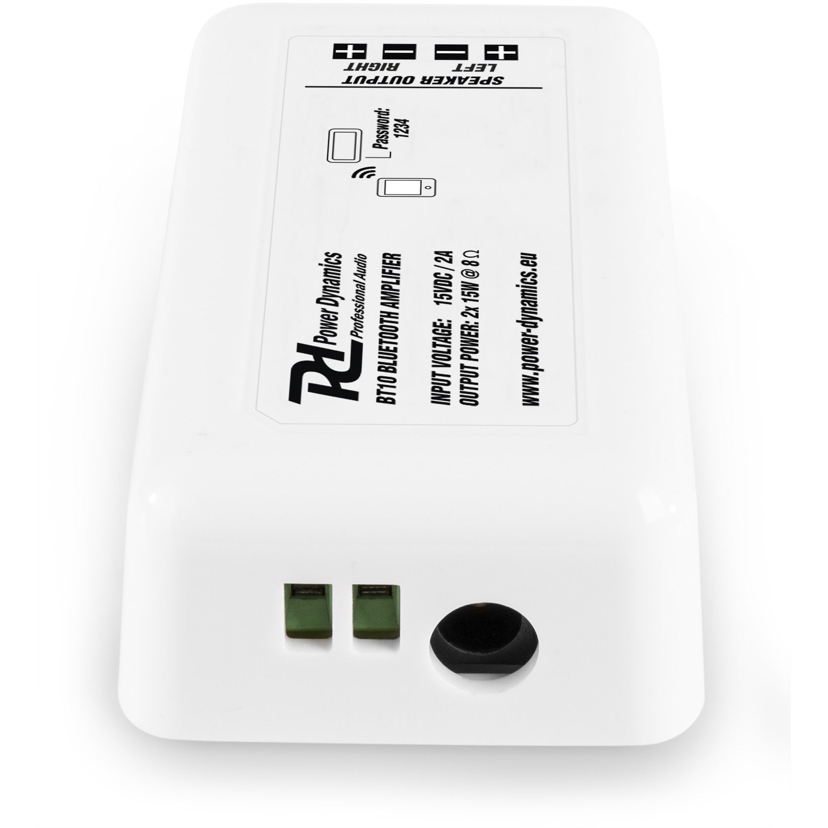 Power Dynamics BT10 Bluetooth audio versterker