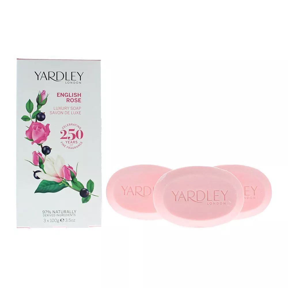 Rose såpe 3pk 100gr