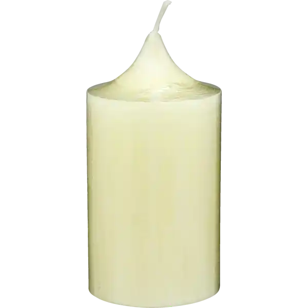 Bienenwachsstumpe Struktur 90 / 45 weiss