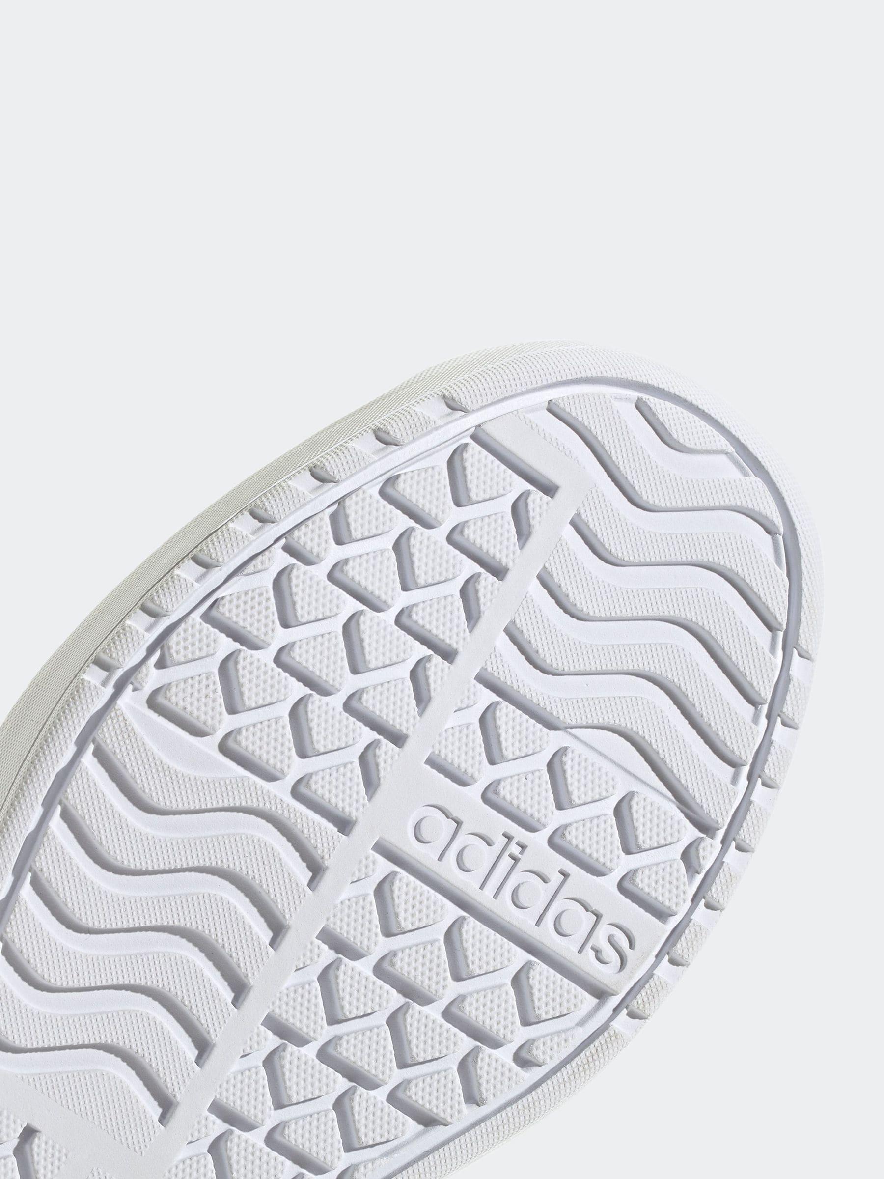 Zwart/wit - adidas VL Court Bold Lace Junior Trainers