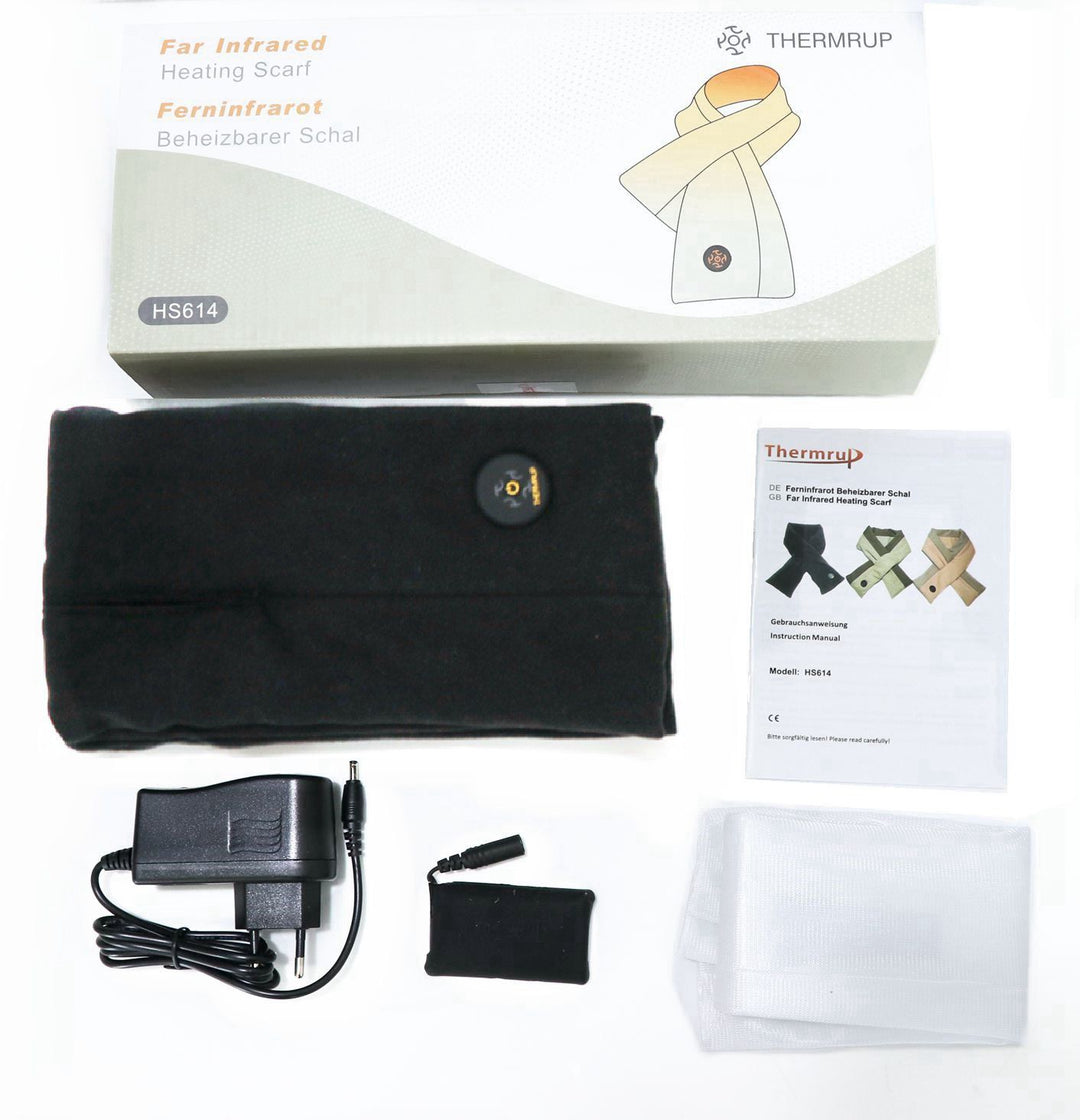Thermrup Verwarmde infrarood sjaal - Black