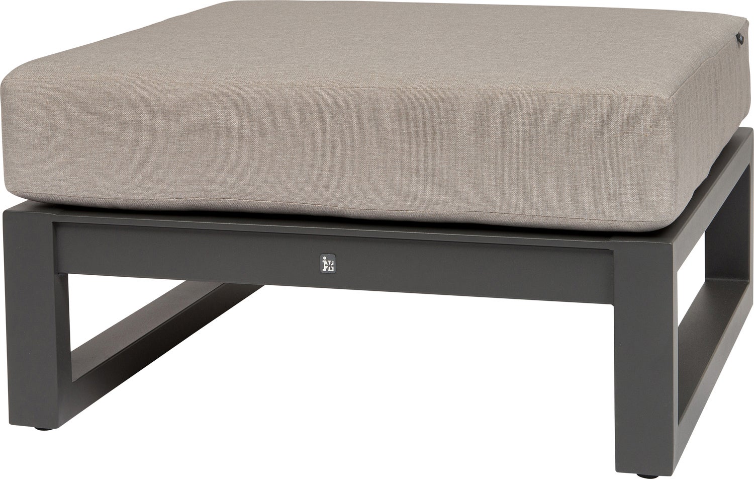 Intratuin hocker Norma antraciet 74 x 74 x 25 cm