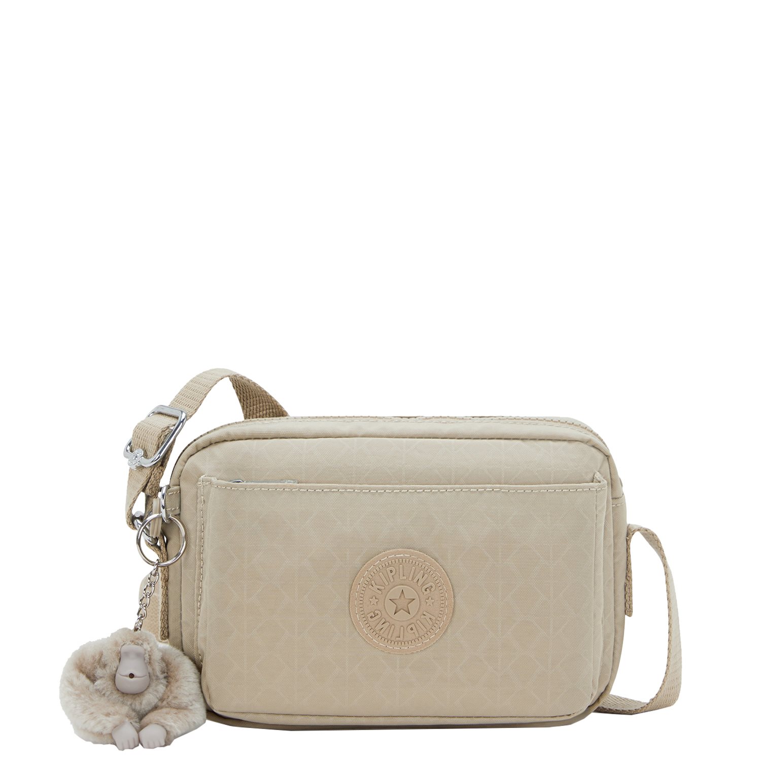 Kipling Abanu sign beige emb